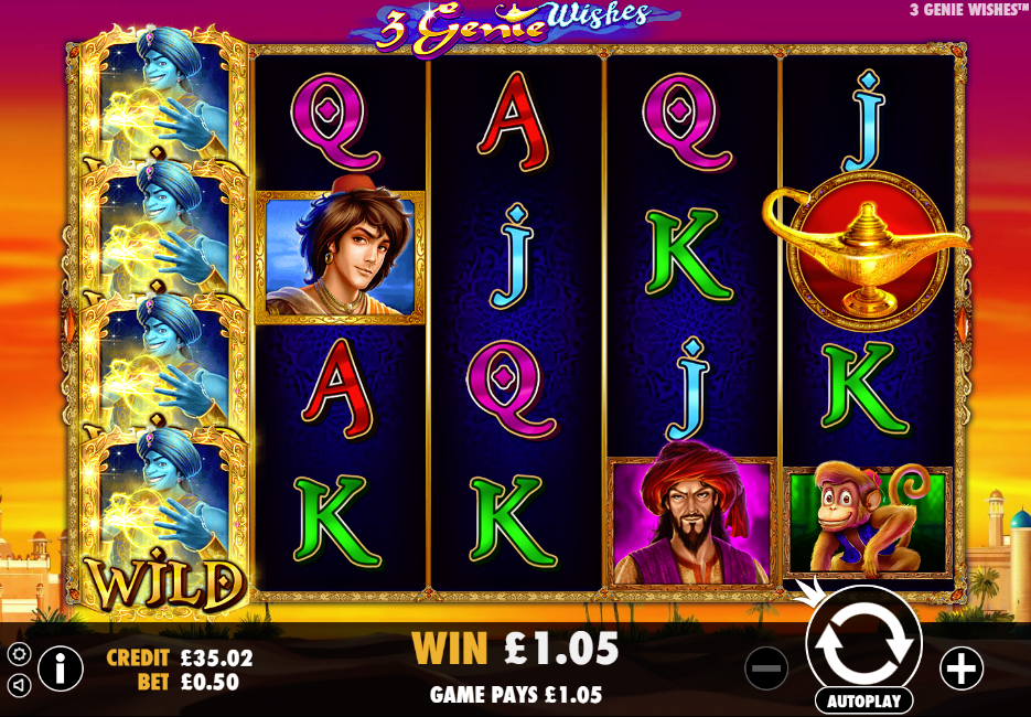 3 Genie Wishes Casino Slots