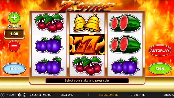 7s on Fire Casino Slots