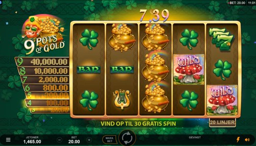 9 Pots of Gold Casino Slots