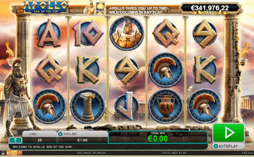 Apollo God of The Sun Casino Slots