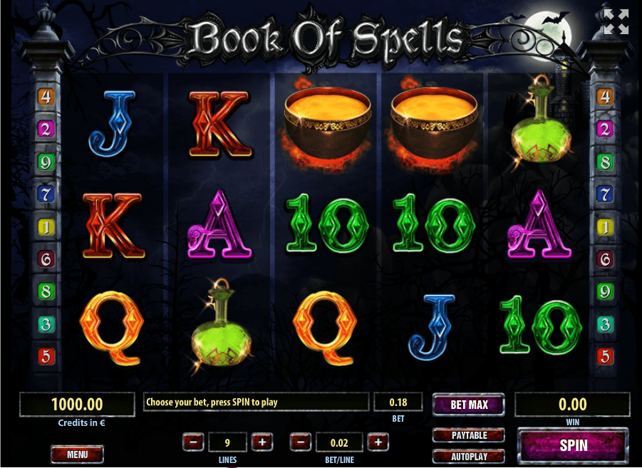 Book of Spells Casino Slots