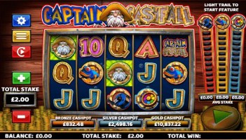 Captain Cashfall Casino Slots