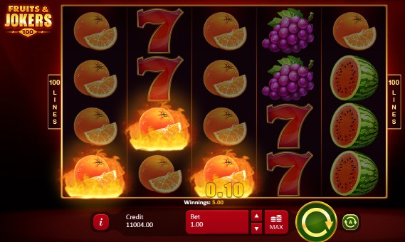 Fruits & Jokers: 100 Lines Casino Slots