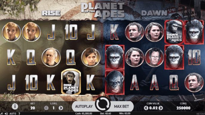 Planet of the Apes Casino Slots
