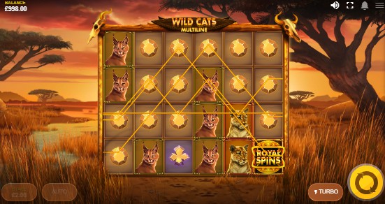 Wild Cats Multiline Casino Slots