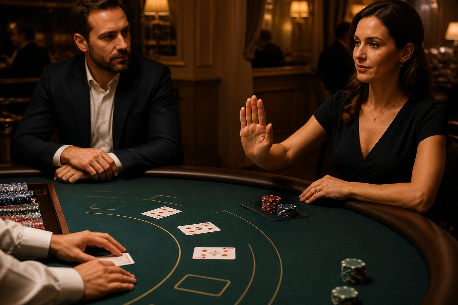 Blackjack Hand Signals: Table Etiquette & Common Player Gestures