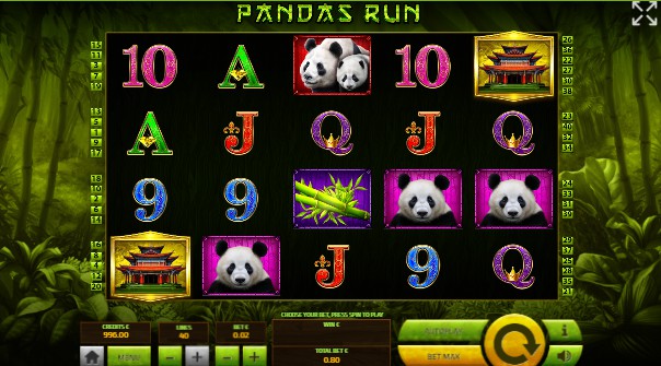 Pandas Run Casino Slots