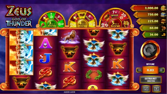 Zeus God Of Thunder Casino Slots